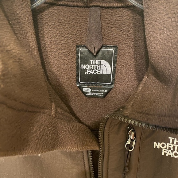 The North Face chocolate brown fleece jacket - Picture 3 of 4